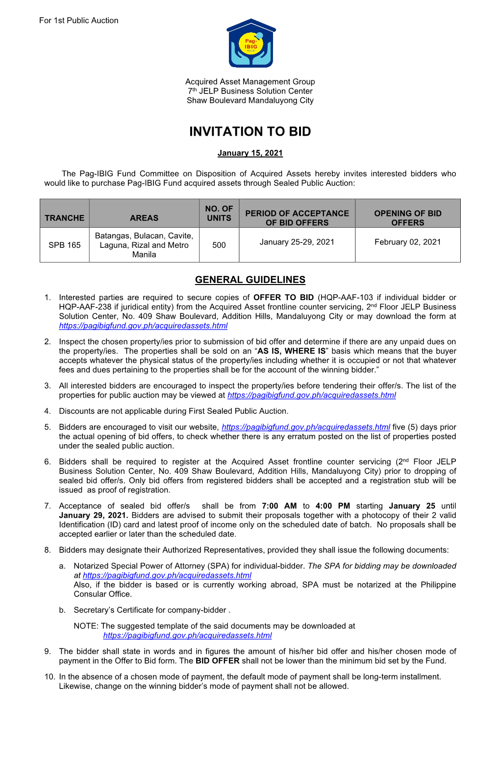 NCR Tranche165 011521(ND).Pdf