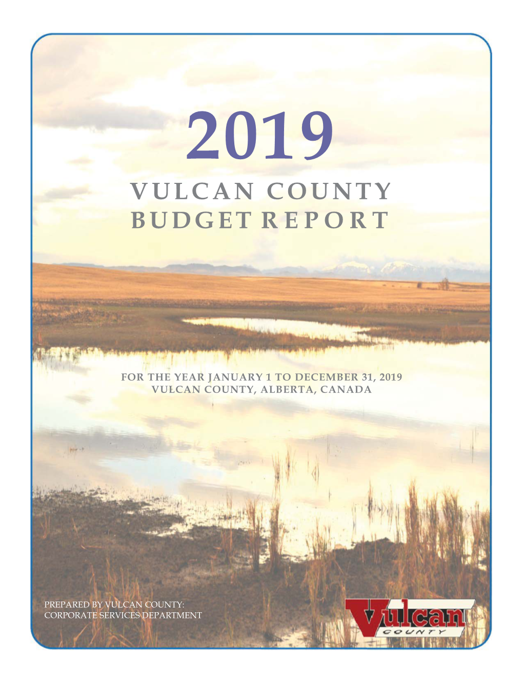 2019 Annual Budget Report