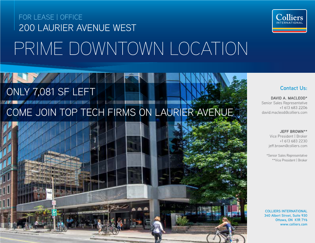 Prime Downtown Location