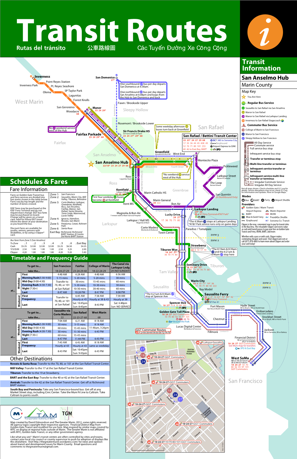 Schedules & Fares Transit Information