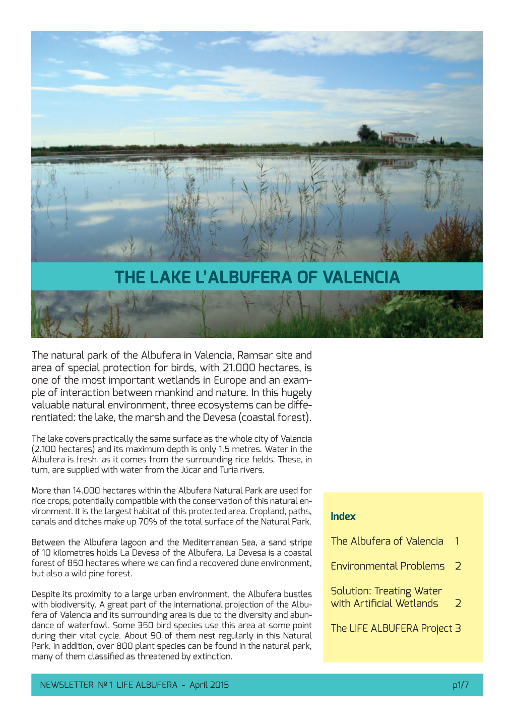 The Lake L'albufera of Valencia