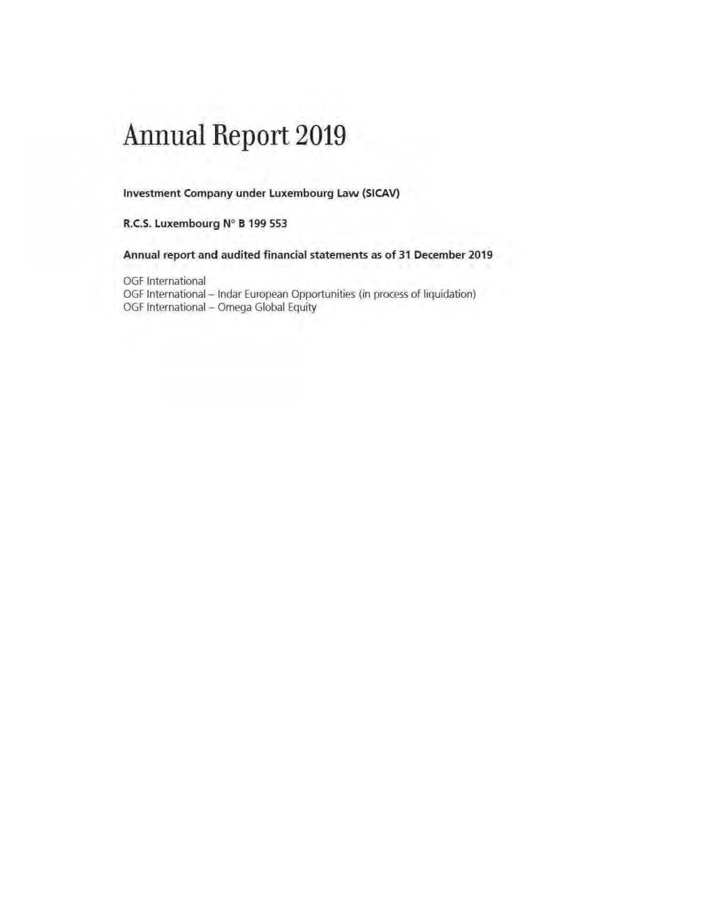 Annual Report 2019