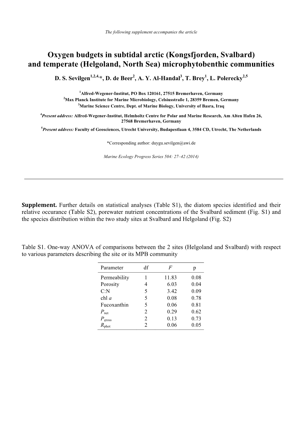 Marine Ecology Progress Series 504:27