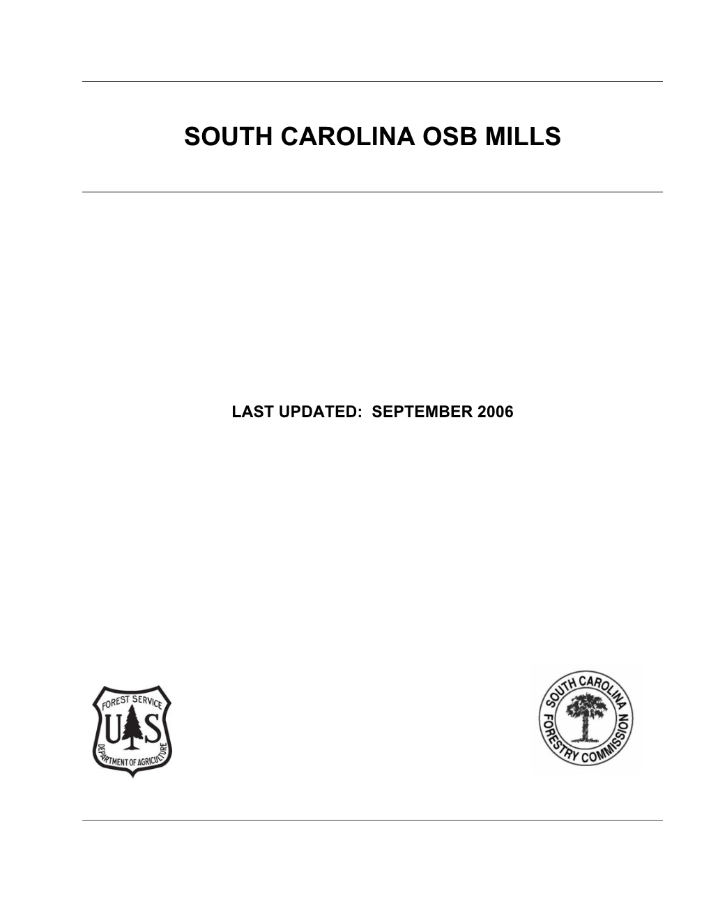 South Carolina Osb Mills