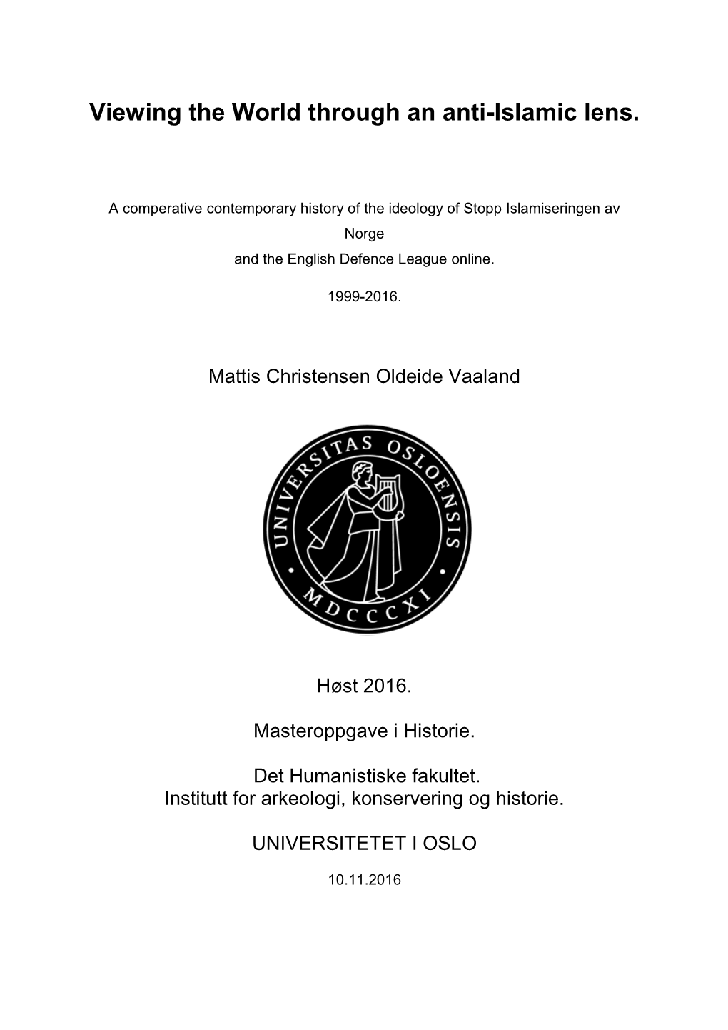 Mattis-Vaaland- ... Ie--HIS4090--H-St-2016.Pdf