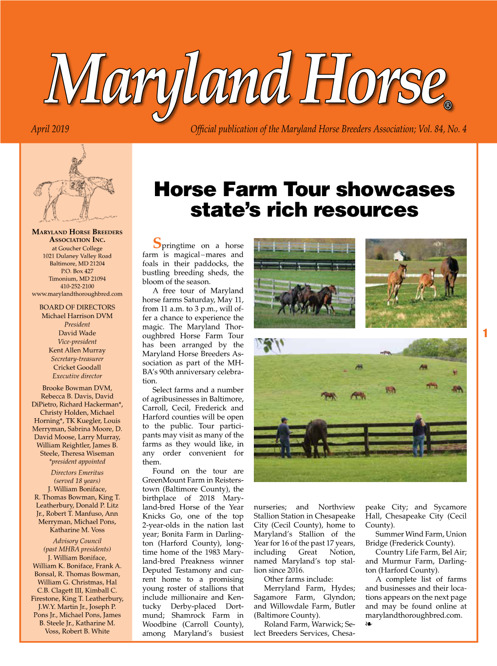 Horse Farm Tour Showcases State's Rich Resources