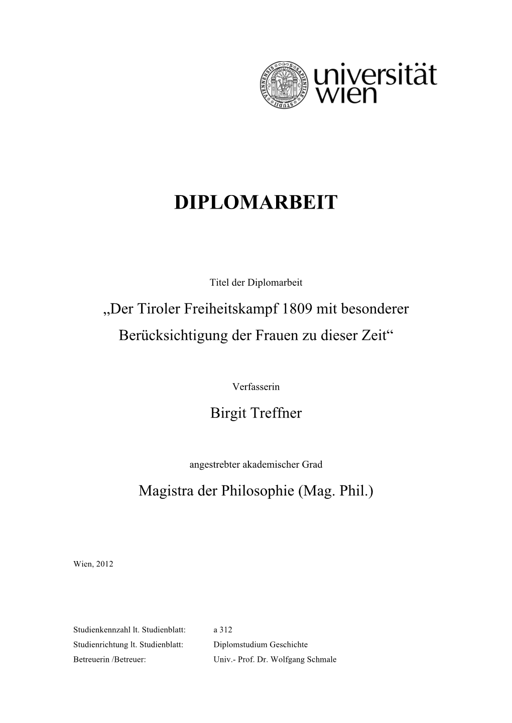 Diplomarbeit