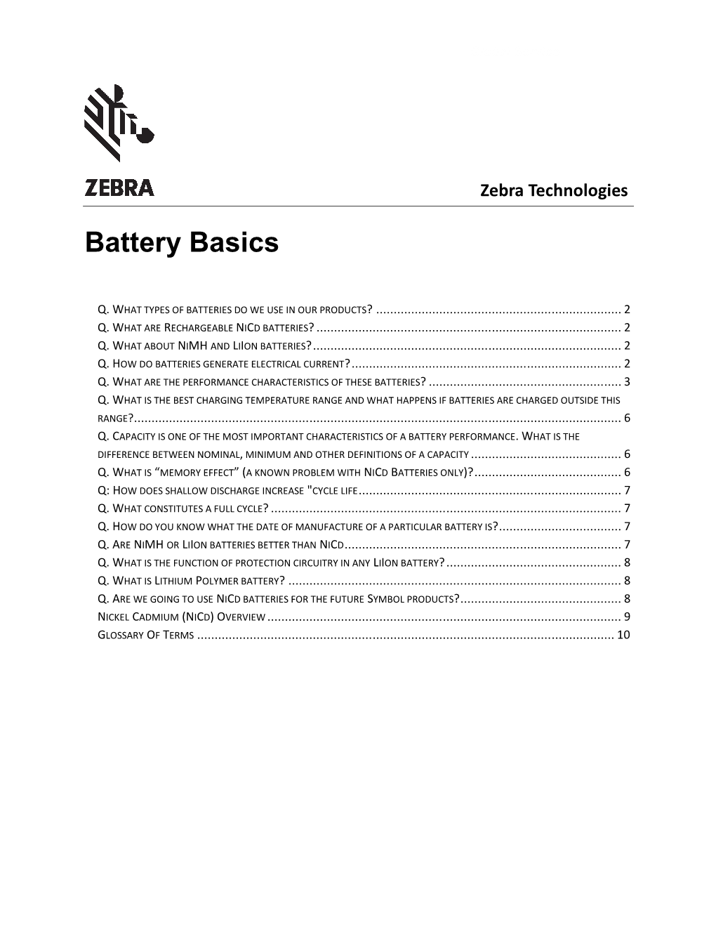 Battery Basics