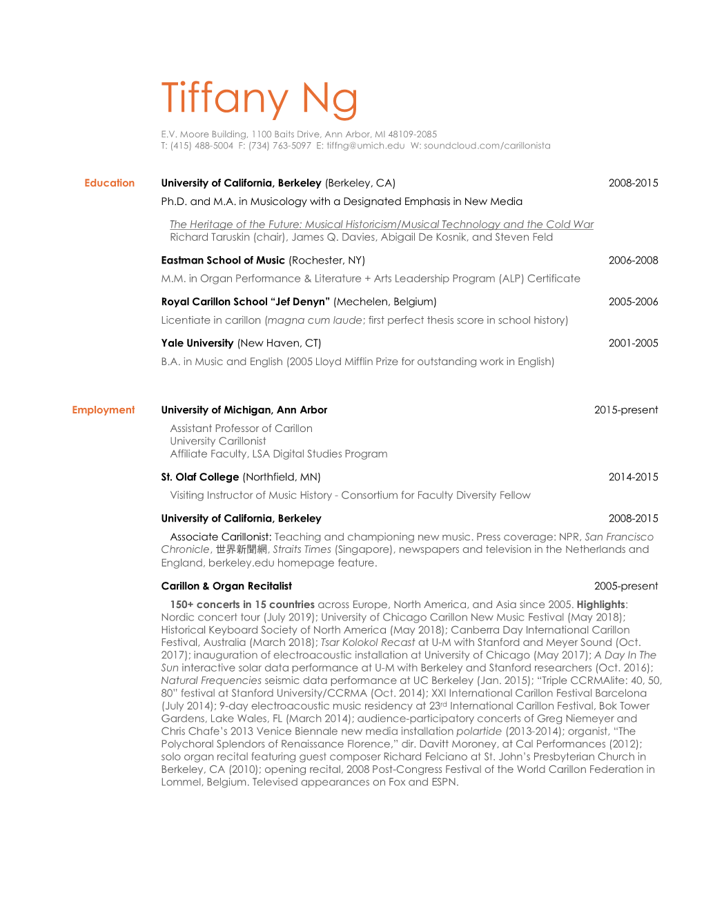 Download Tiffany Ng's CV (PDF)