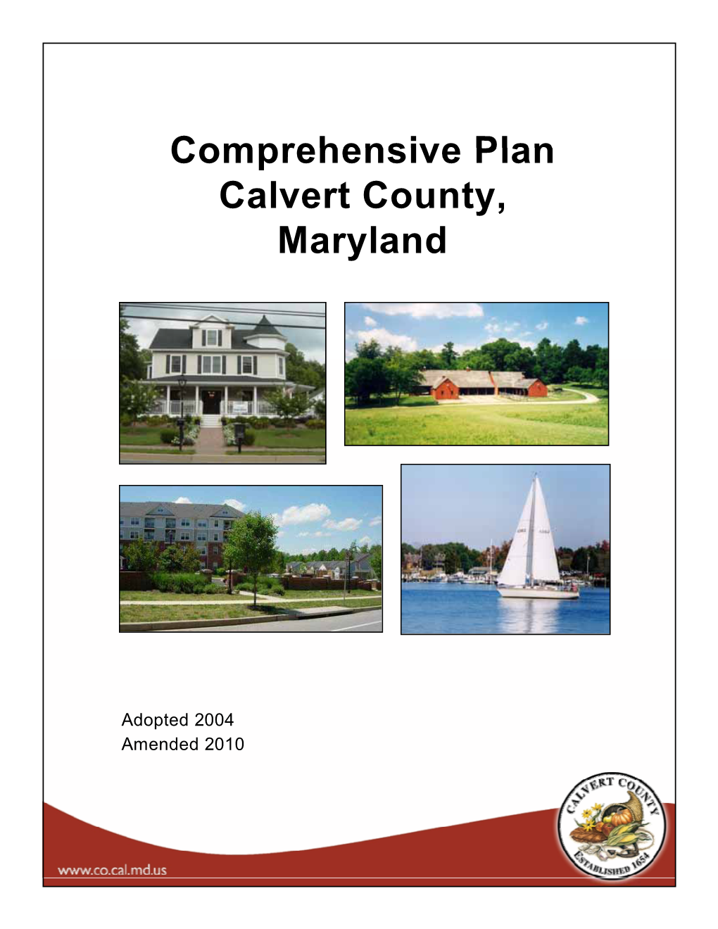 Comprehensive Plan Calvert County, Maryland