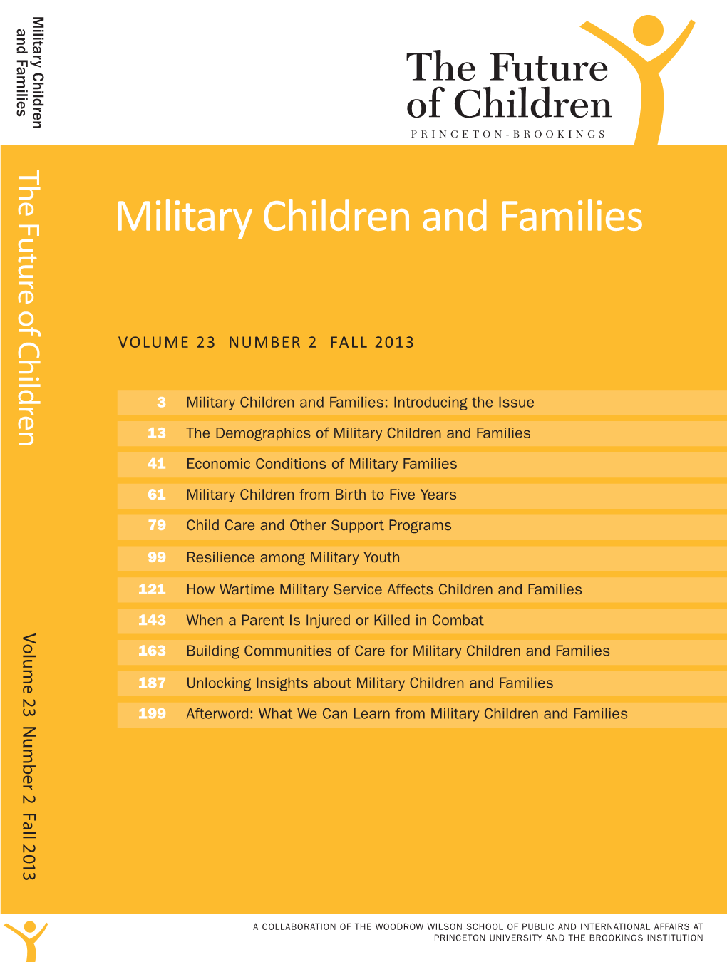 Military Children and Families F C Hil Dr En VOLUME 23 NUMBER 2 FALL 2013