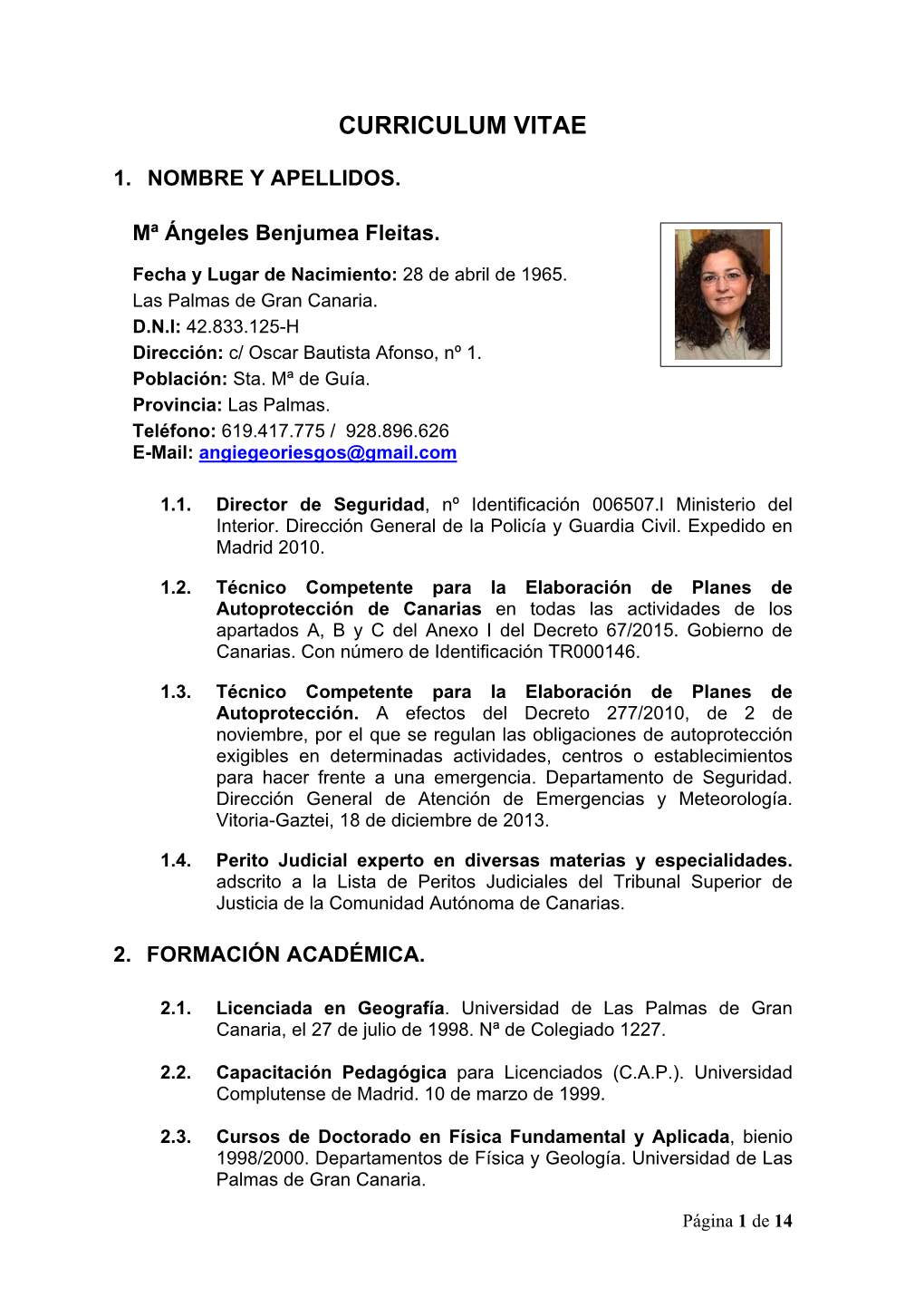 Curriculum Vitae