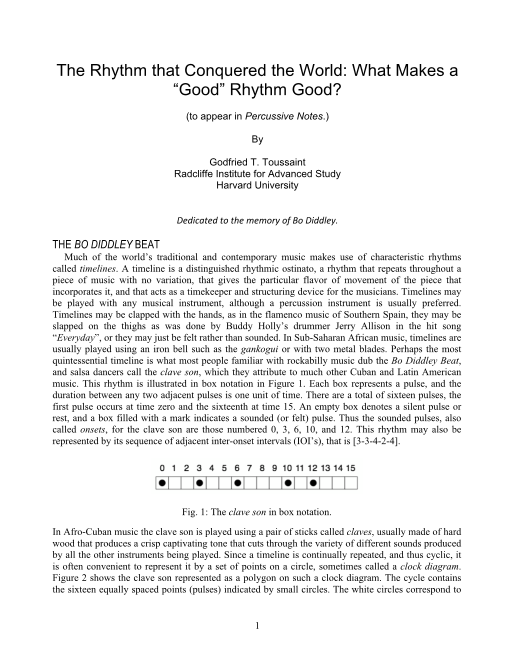 The Rhythm That Conquered the World: What Makes a “Good” Rhythm Good?