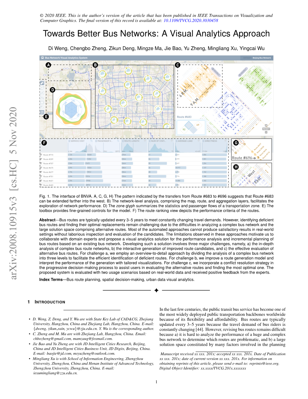 Towards Better Bus Networks: a Visual Analytics Approach