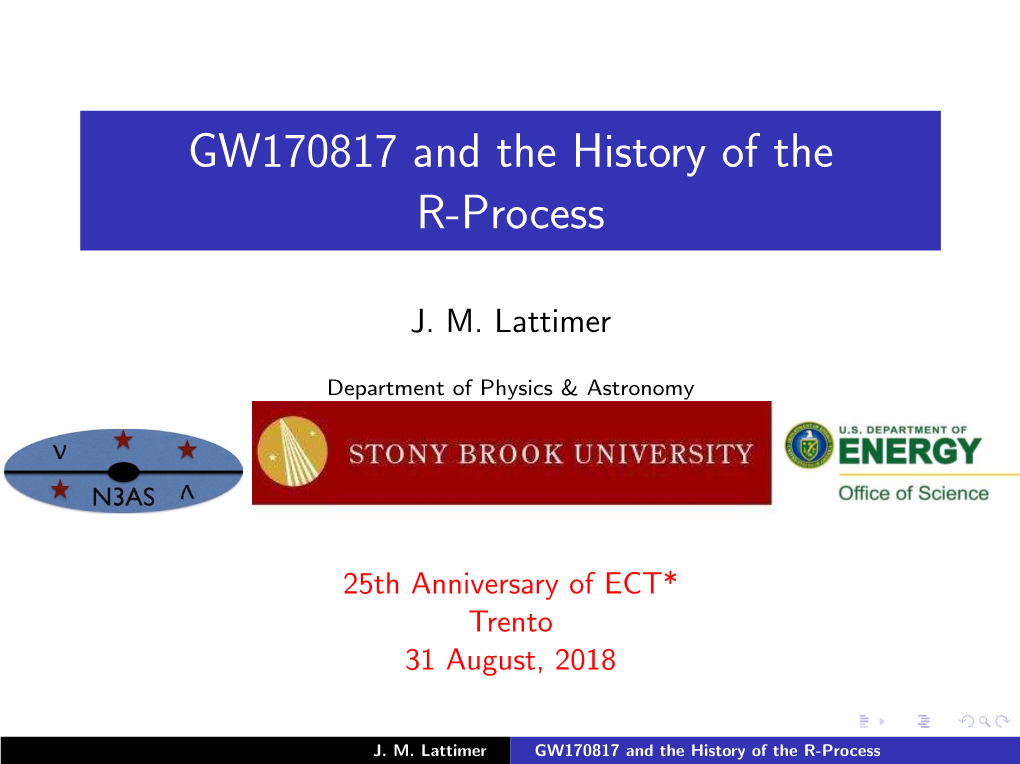 GW170817 and the History of the R-Process