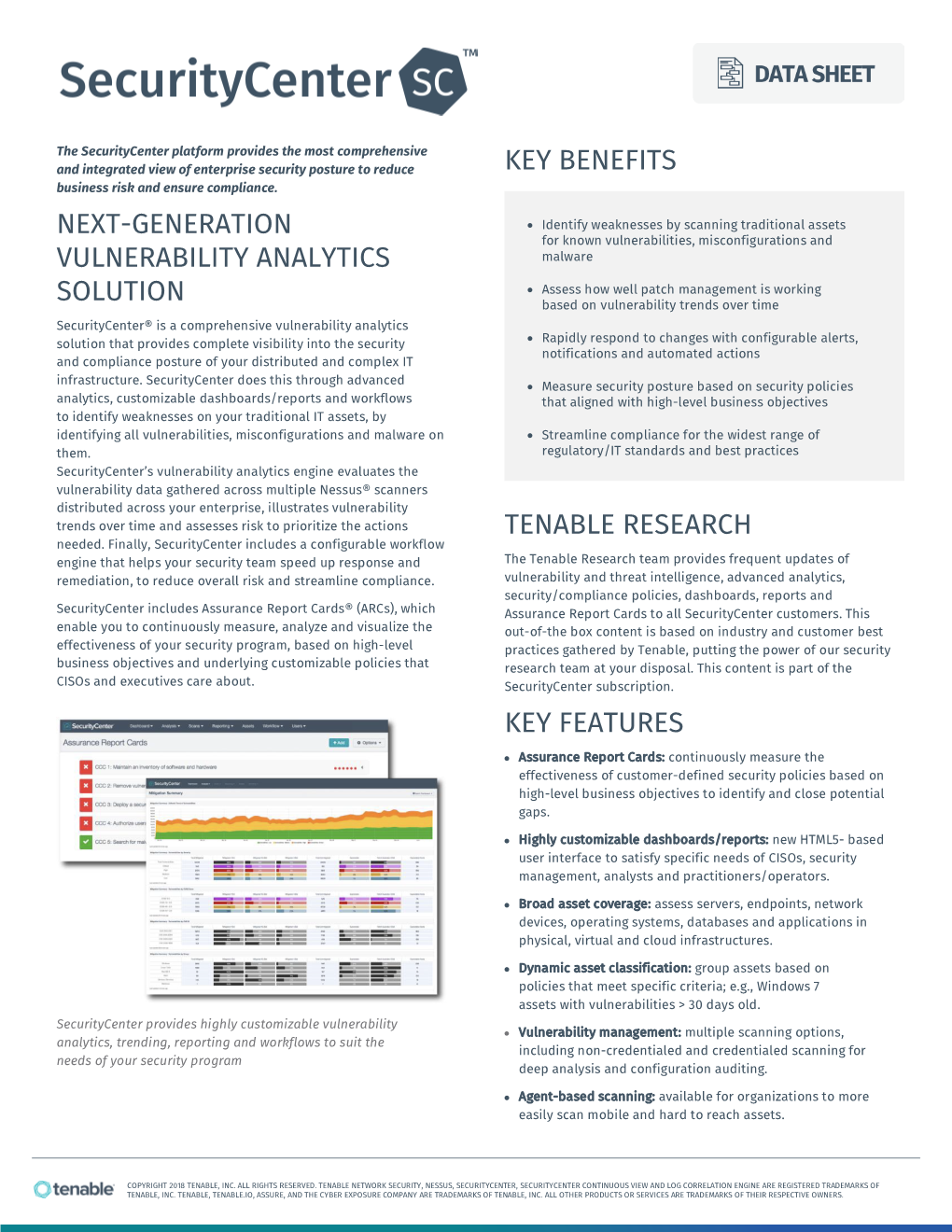 Key Benefits Tenable Research