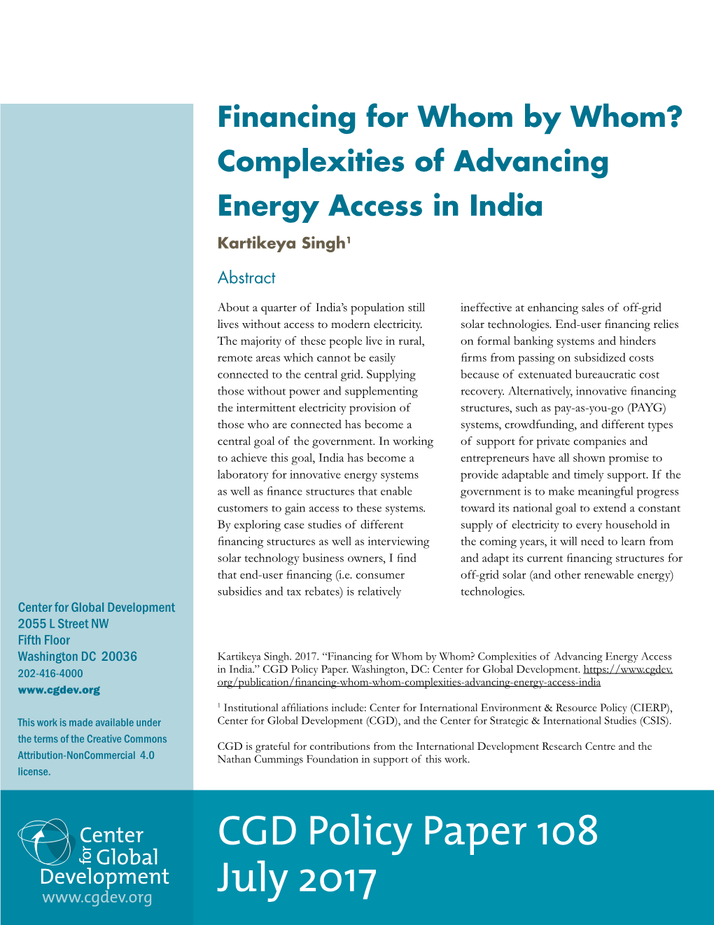 Complexicities of Advancing Energy Access in India