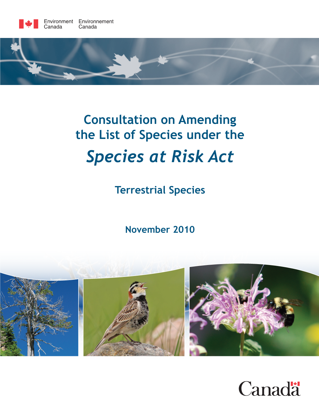 Species at Risk Act