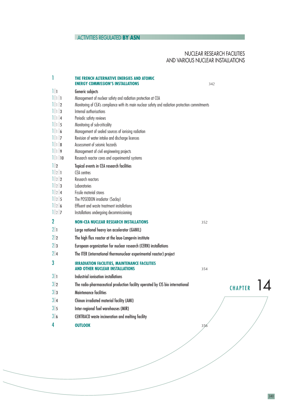 Chapter 14 Nuclear Research Facilities and Various Nuclear Installations