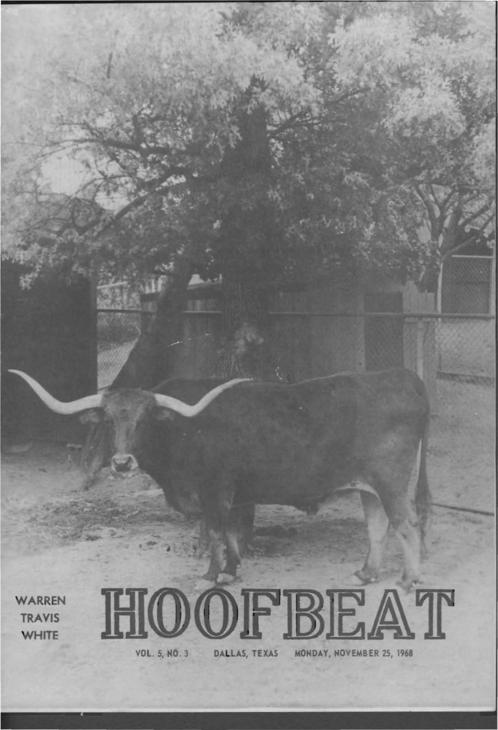 Hoofbeat (25 Nov 1968)