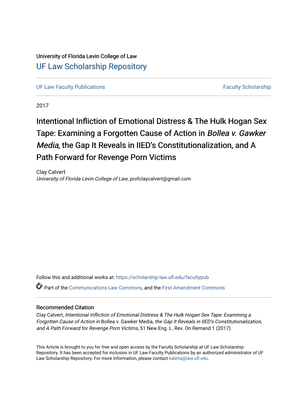 Intentional Infliction of Emotional Distress & the Hulk Hogan Sex Tape