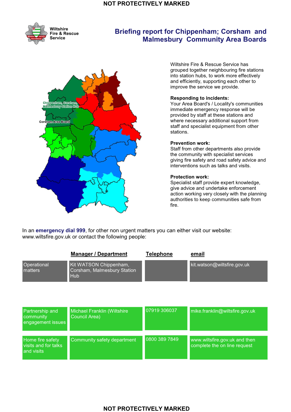 Corsham and Malmesbury Community Area Boards