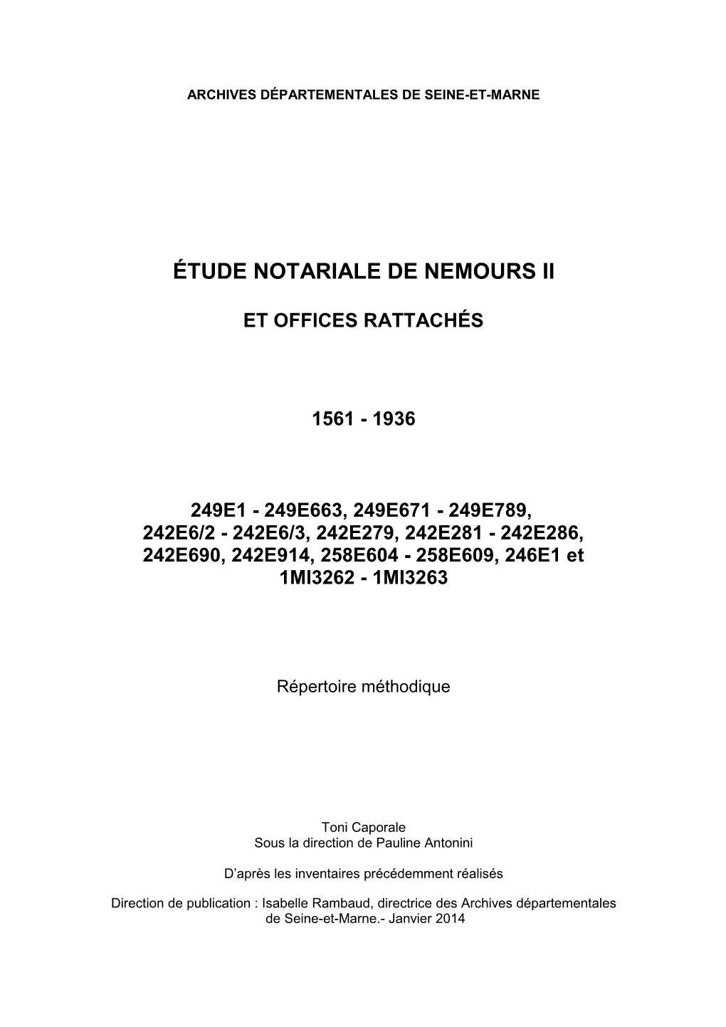 Étude Notariale De Nemours Ii