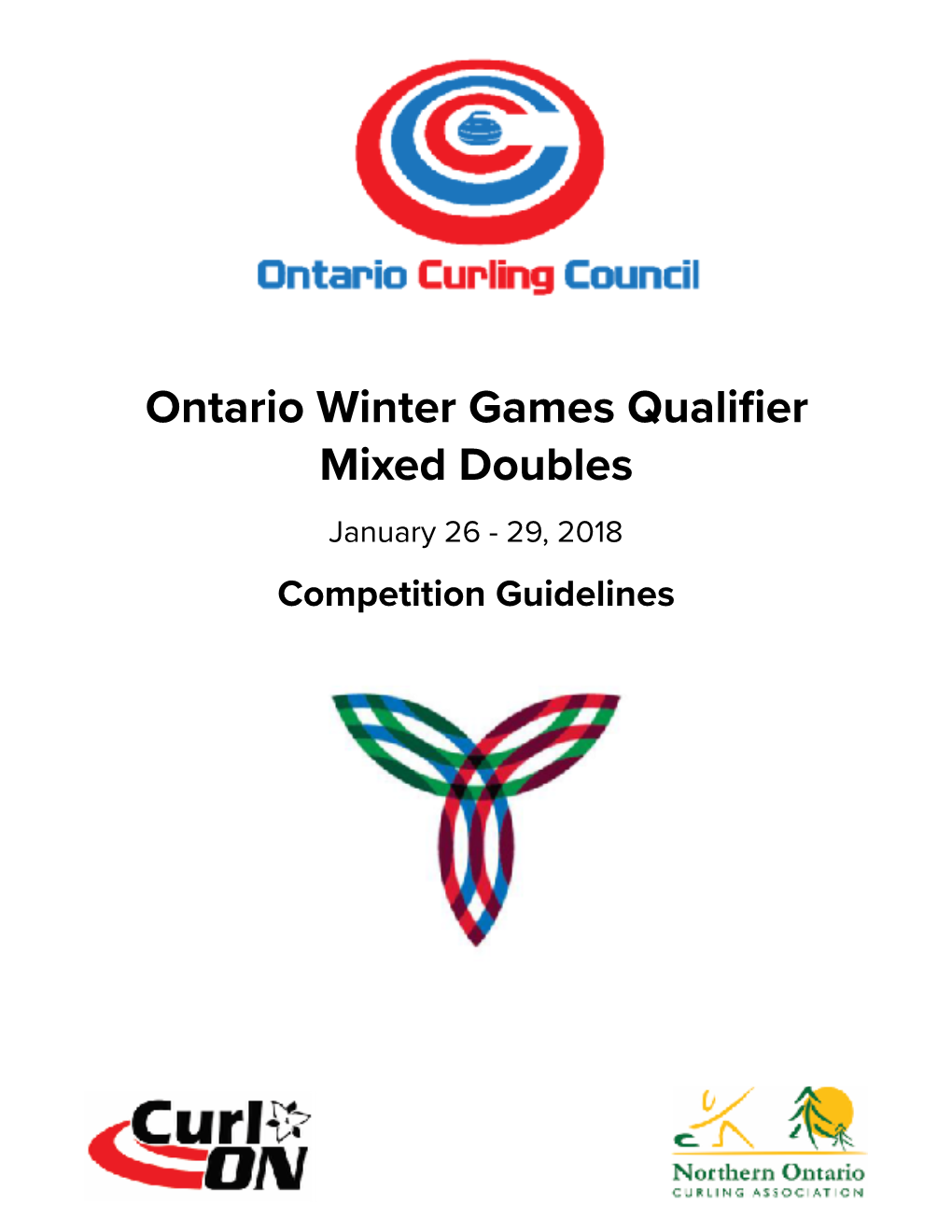 Ontario Winter Games Competitors Guide Mixed Doubles