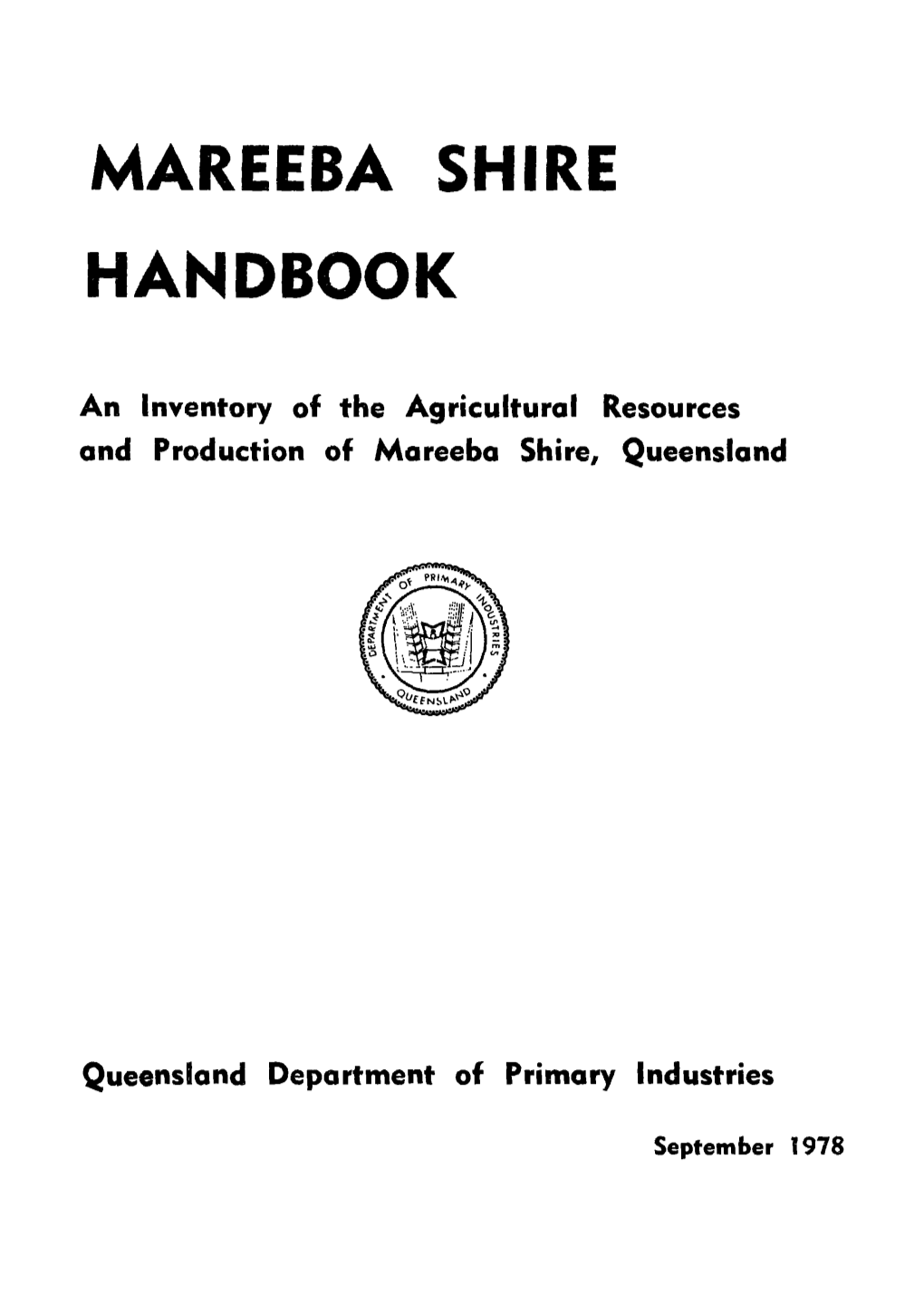 Mareeba Shire Handbook