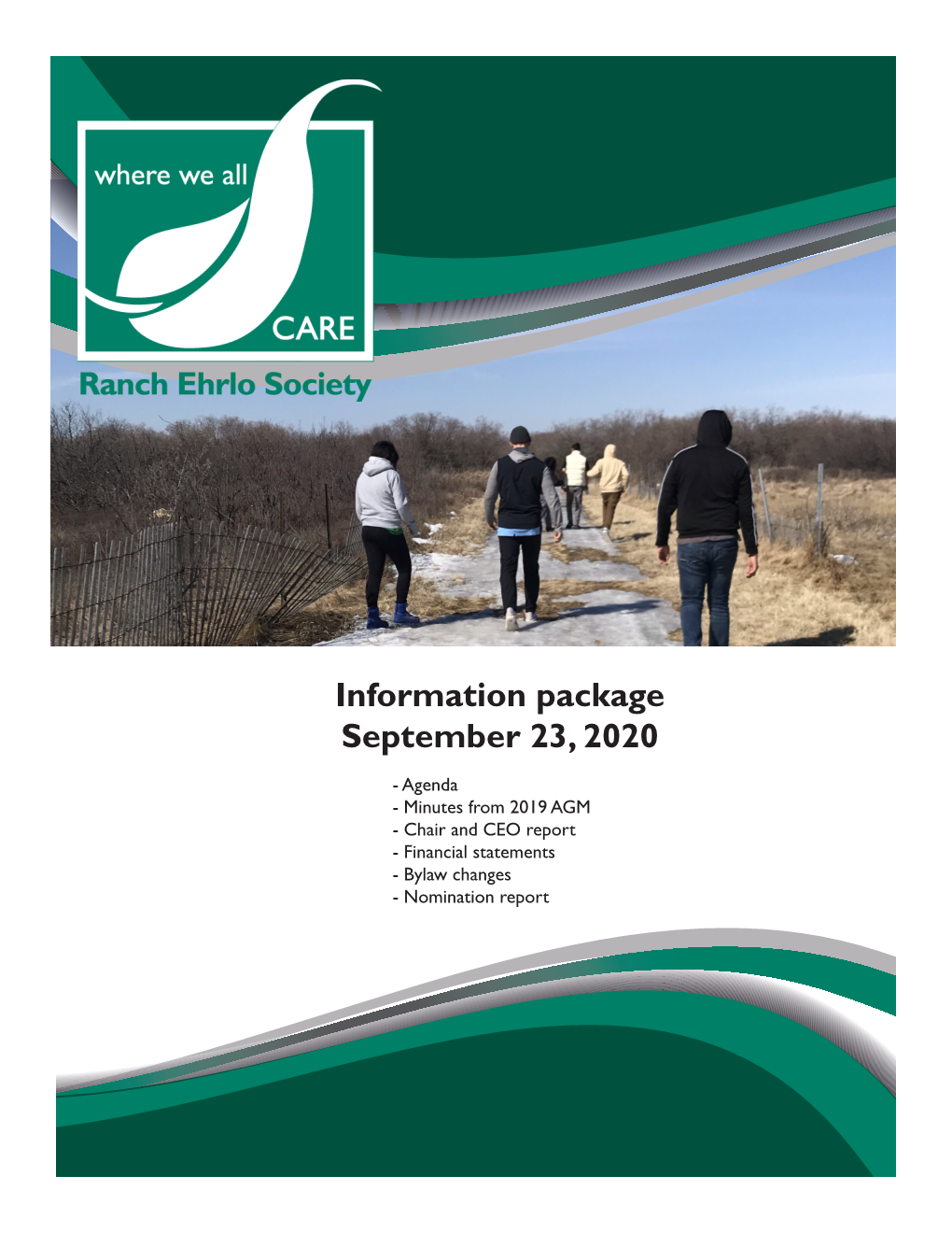 Information Package September 23, 2020