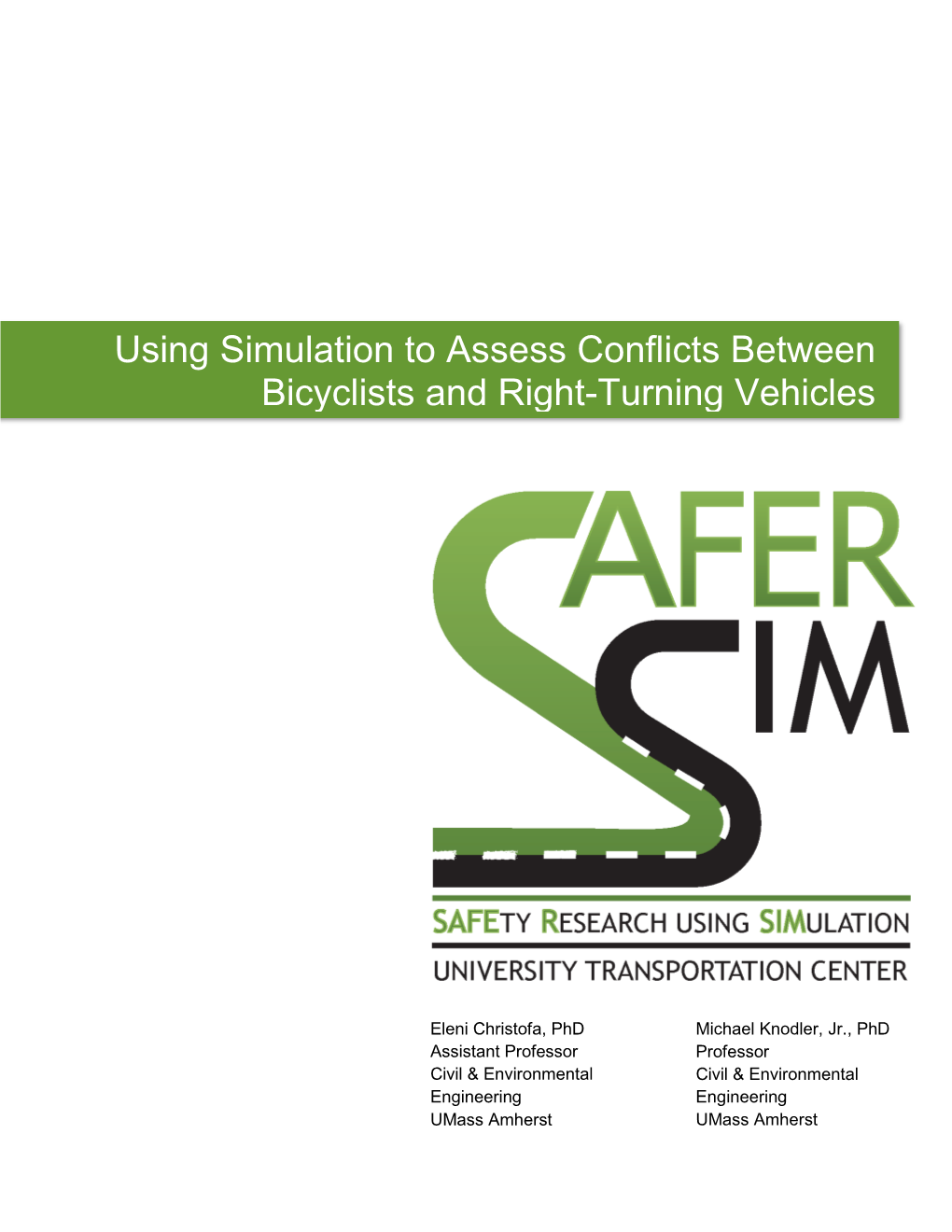 Using Simulation to Assess Conflicts Between Bicyclists and Right-Turning Vehicles