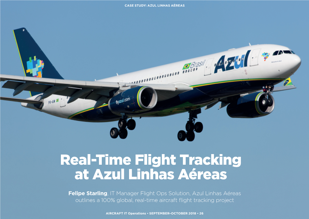 Real-Time Flight Tracking at Azul Linhas Aéreas