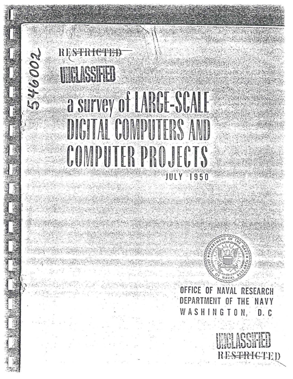A Survey of Large-Scale Digital Computers And