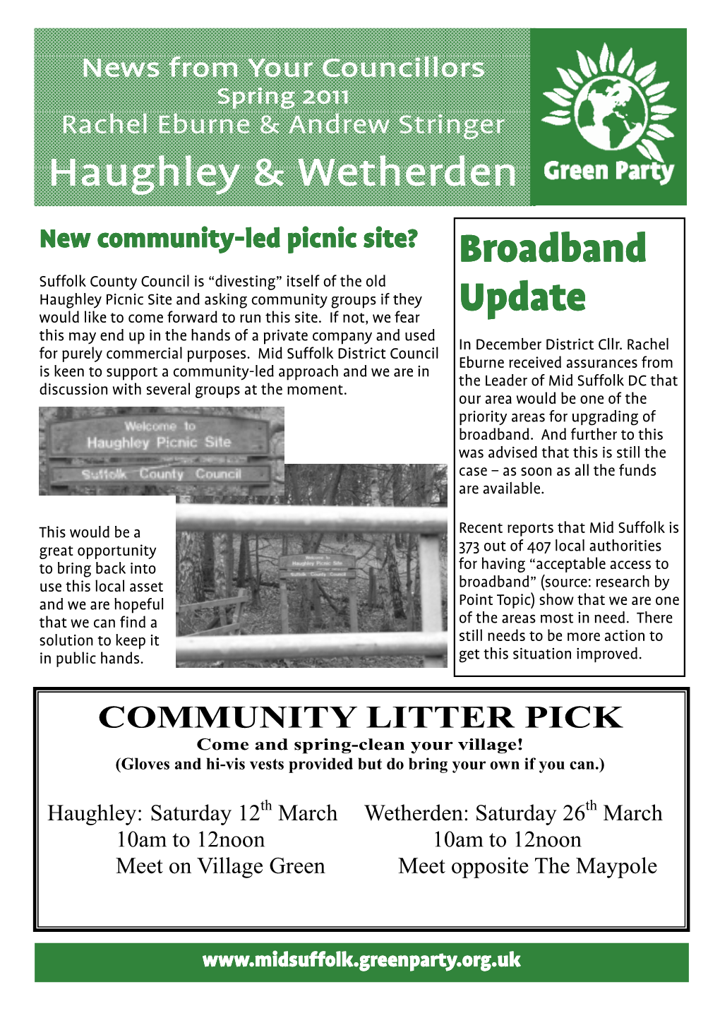 Haughley & Wetherden Broadband Update