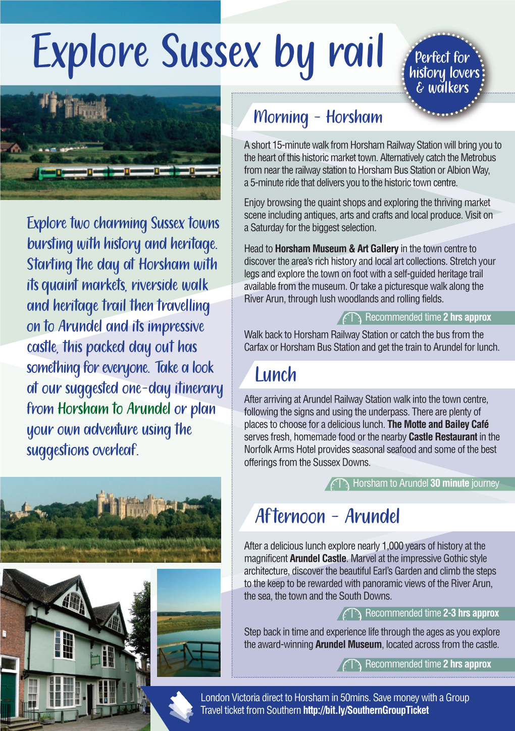 Download Horsham to Arundel Itinerary (Sussex)