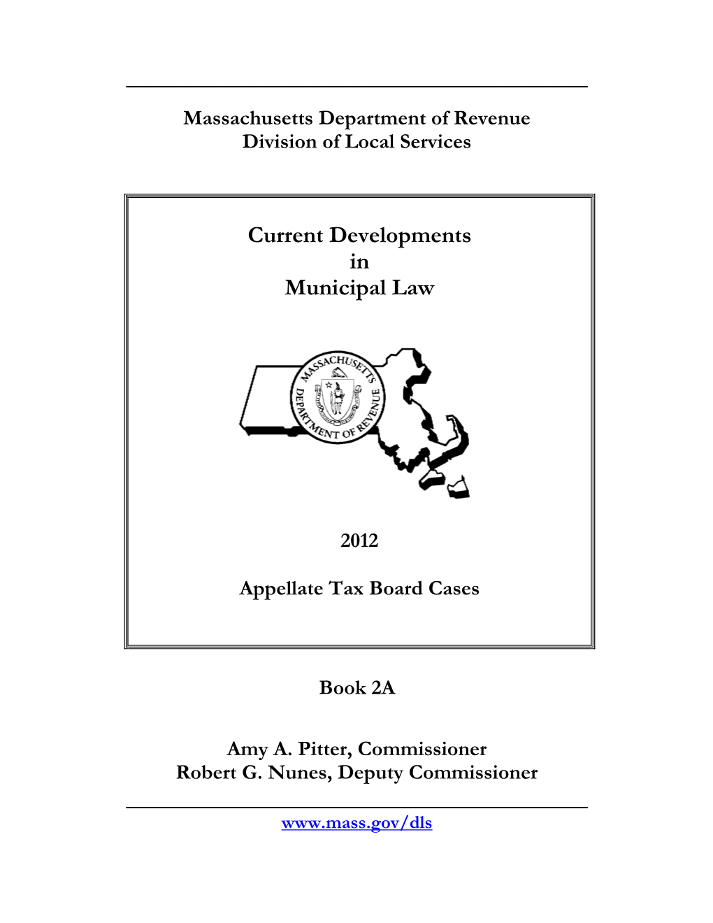 Current Developments in Municipal Law