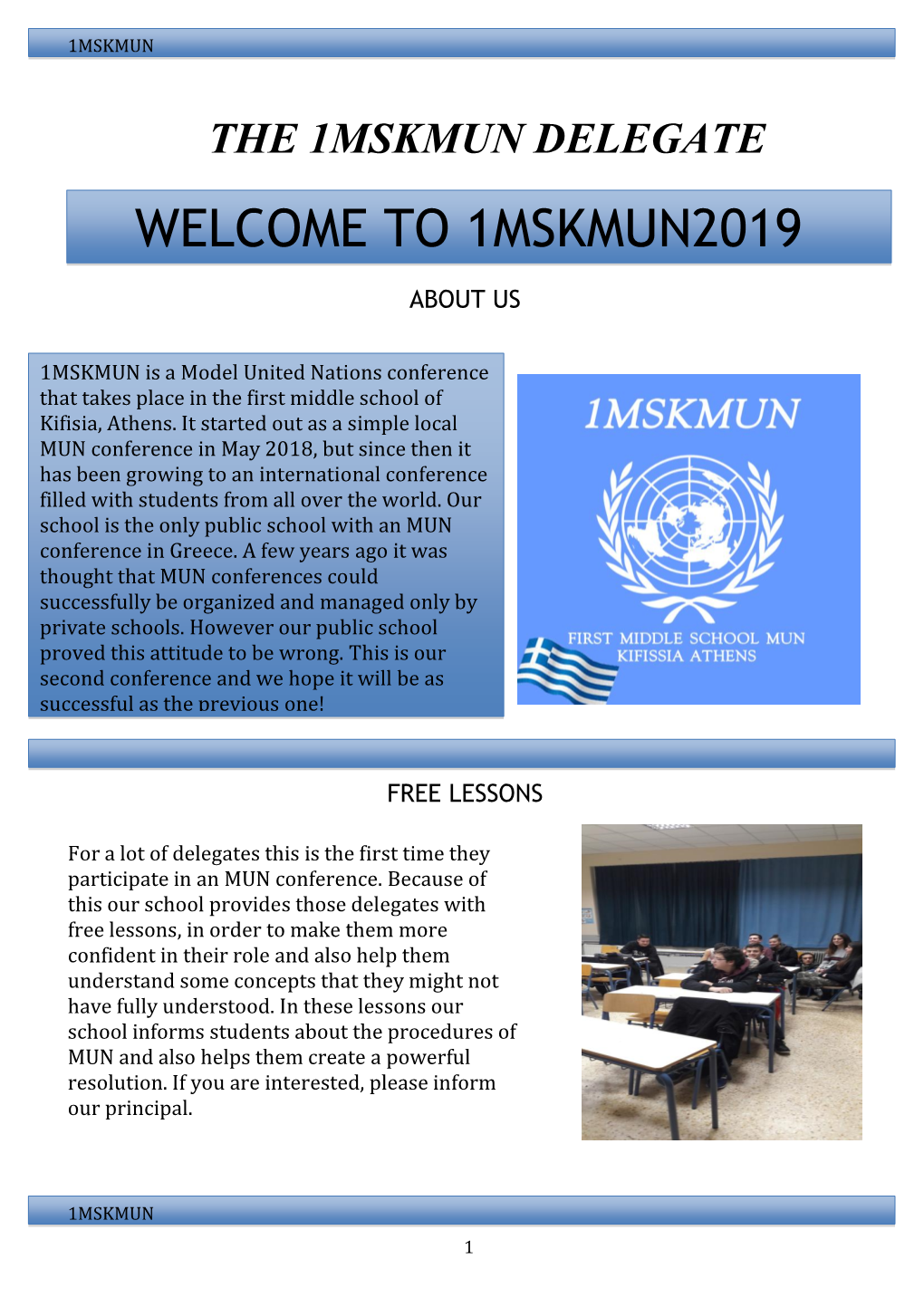 Welcome to 1Mskmun2019