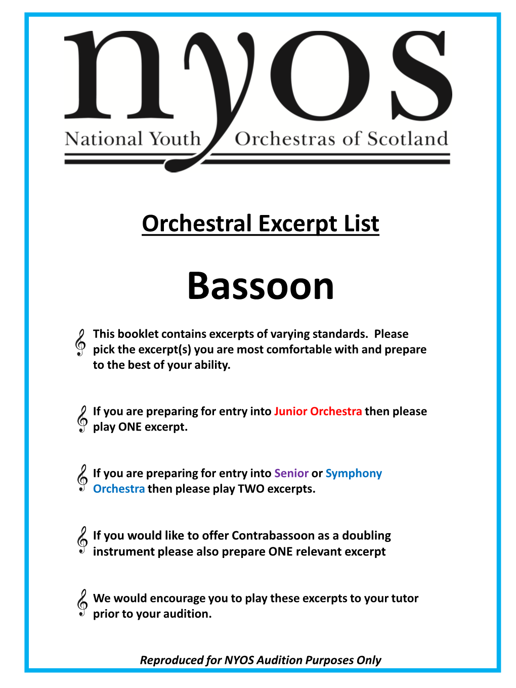 Bassoon Excerpts