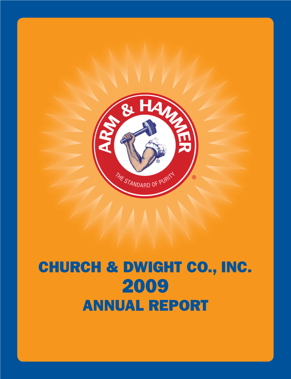 Annual Report Church & Dwight Co., Inc