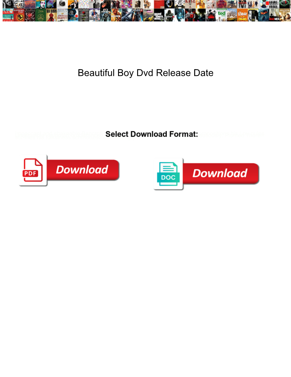 Beautiful Boy Dvd Release Date