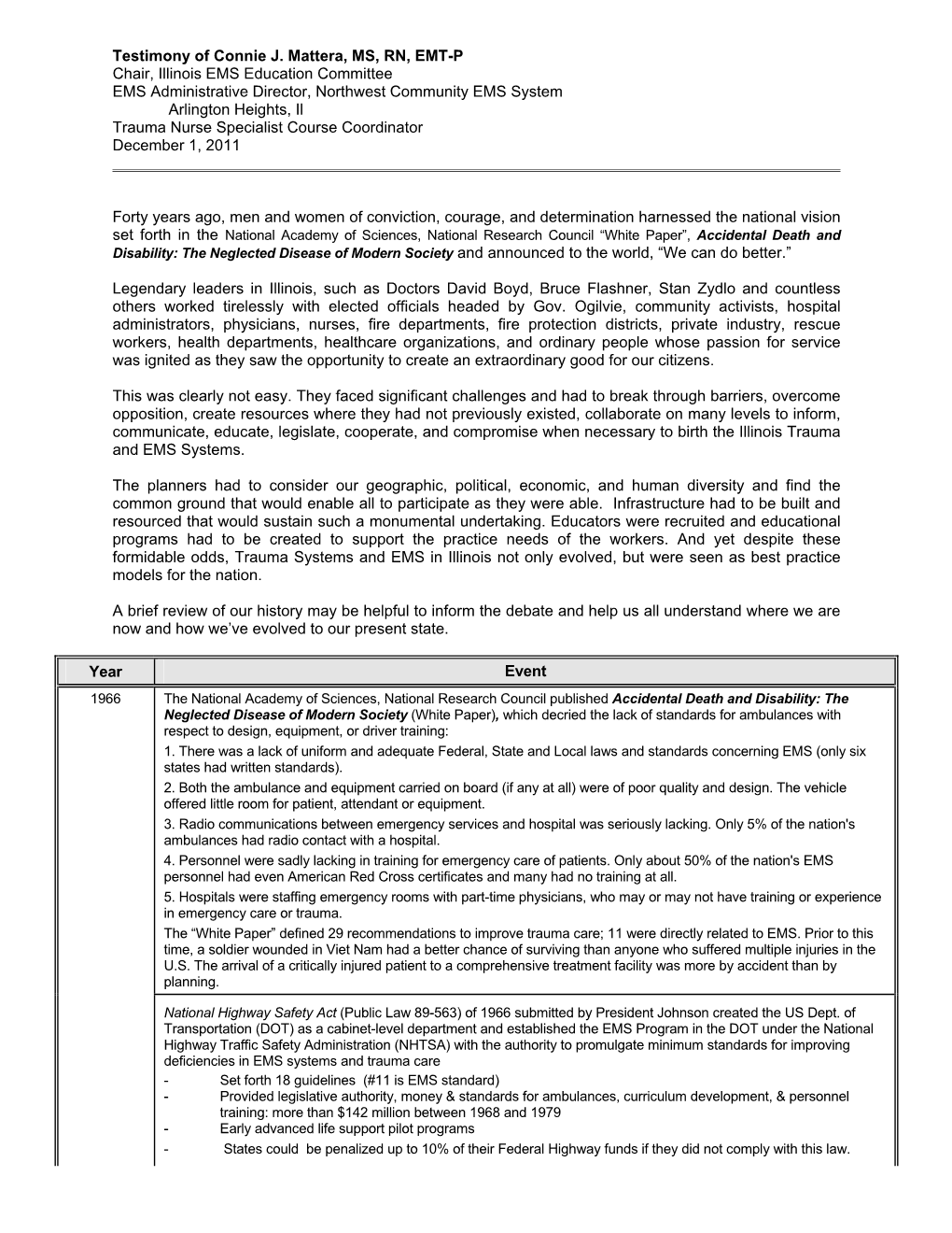 Mattera EMS Task Force Testimony 12-11