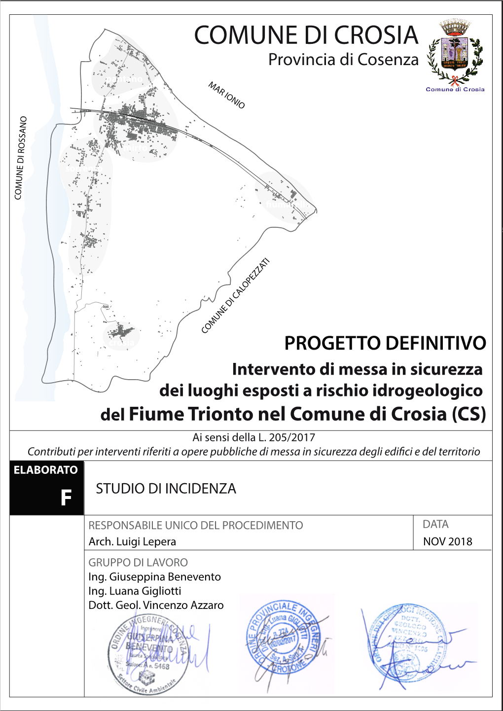 COMUNE DI CROSIA Provincia Di Cosenza