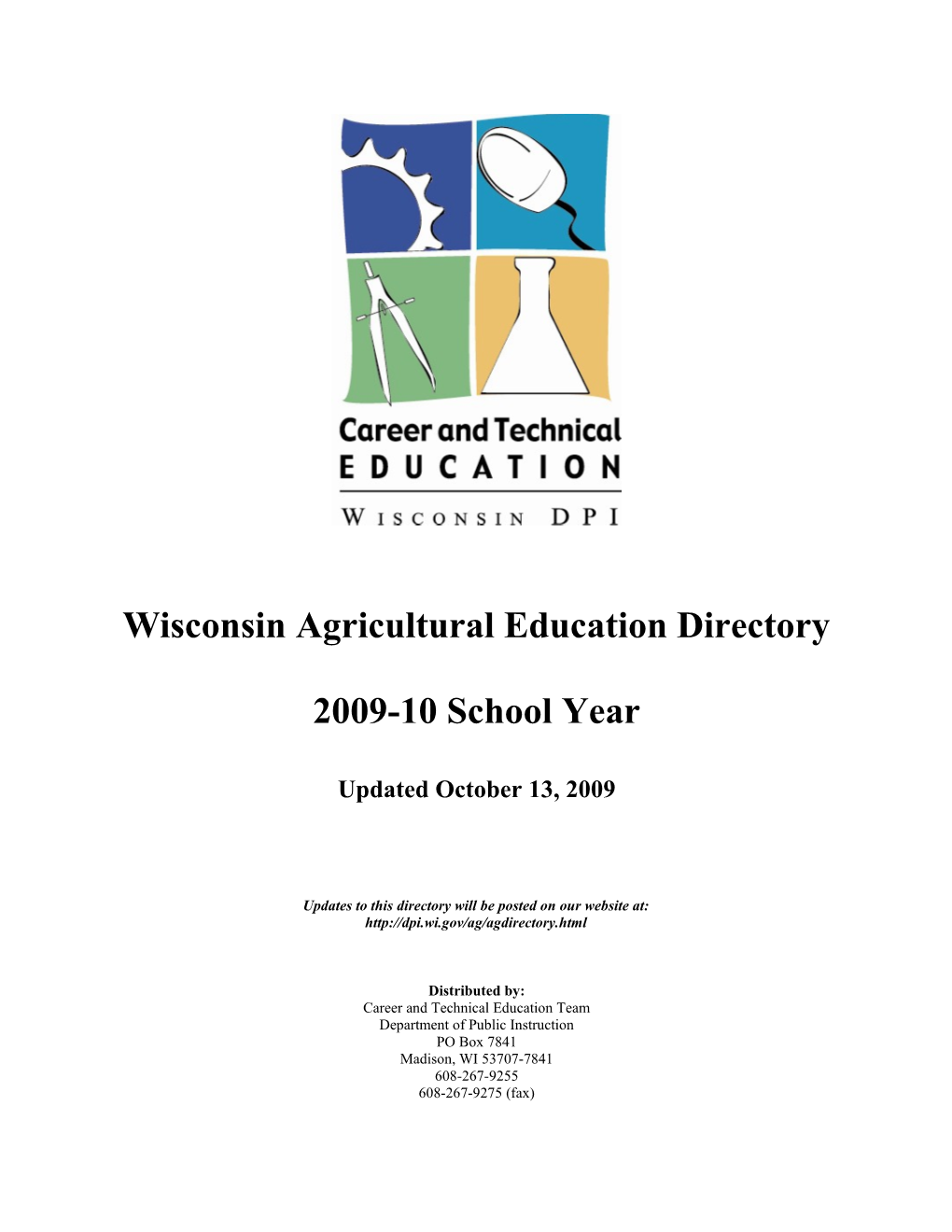 Wisconsin Agricultural Education Directory