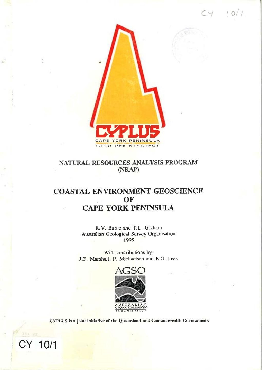 Coastal Environment Geoscience of Cape York Peninsula