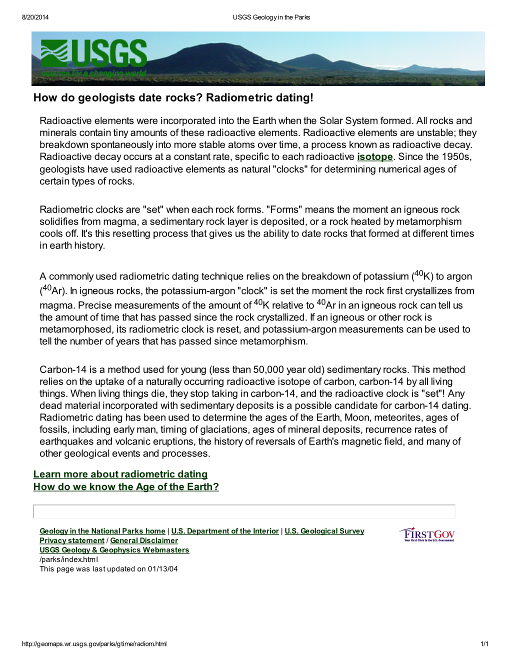 How Do Geologists Date Rocks? Radiometric Dating!