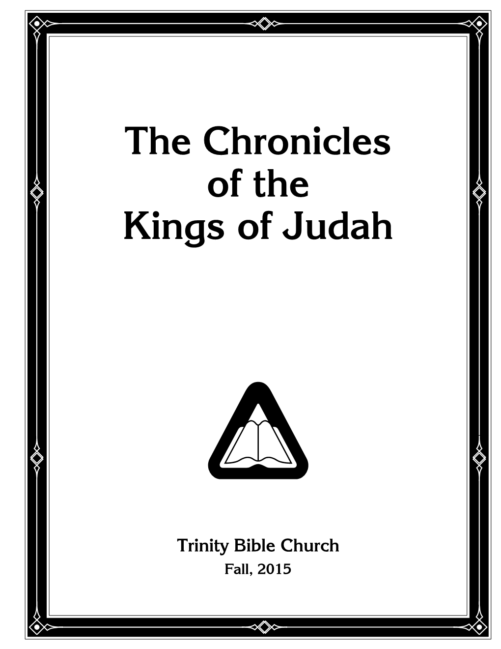 The Chronicles of the Kings of Judah