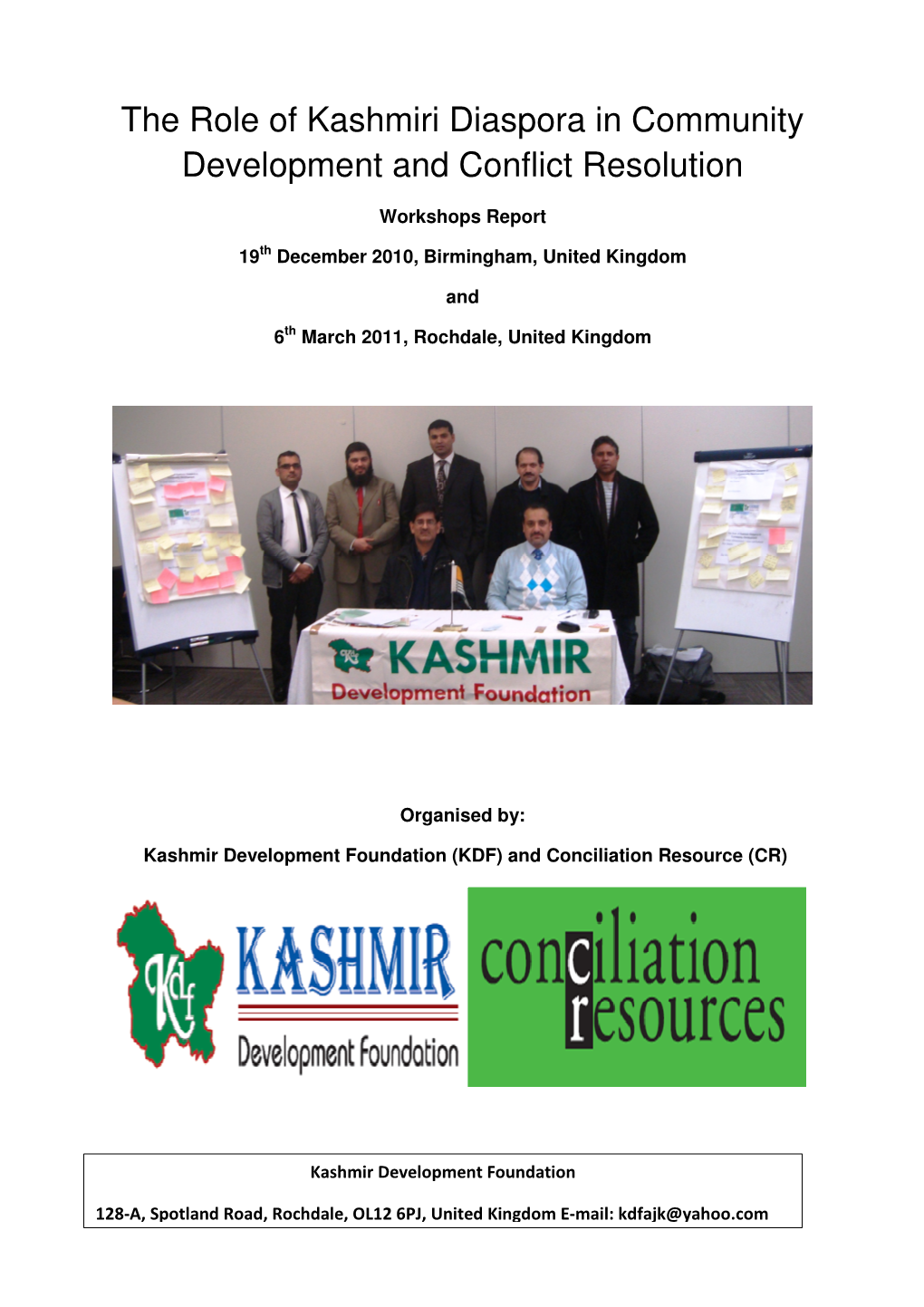 The Role of Kashmiri Diaspora in Community Development and Conflict Resolution