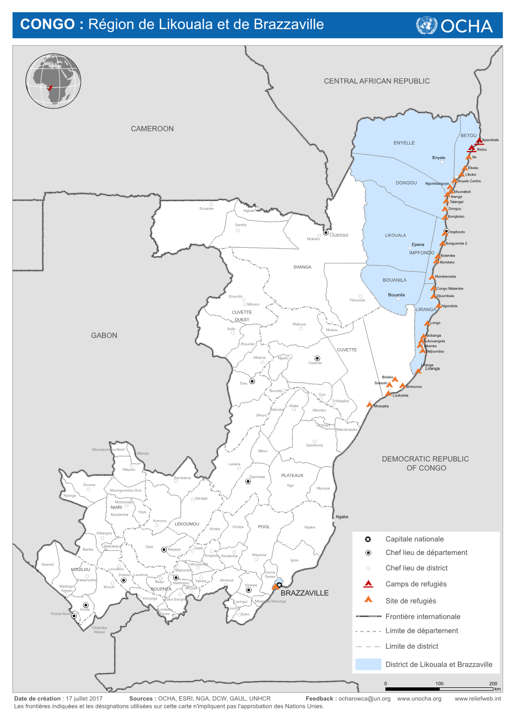 Région De Likouala Et De Brazzaville