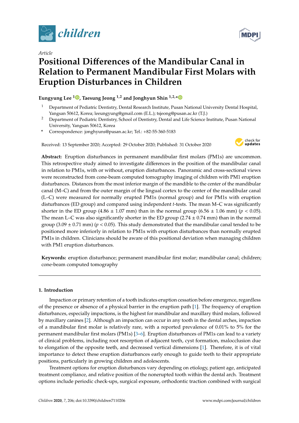 Positional Differences of the Mandibular Canal in Relation To