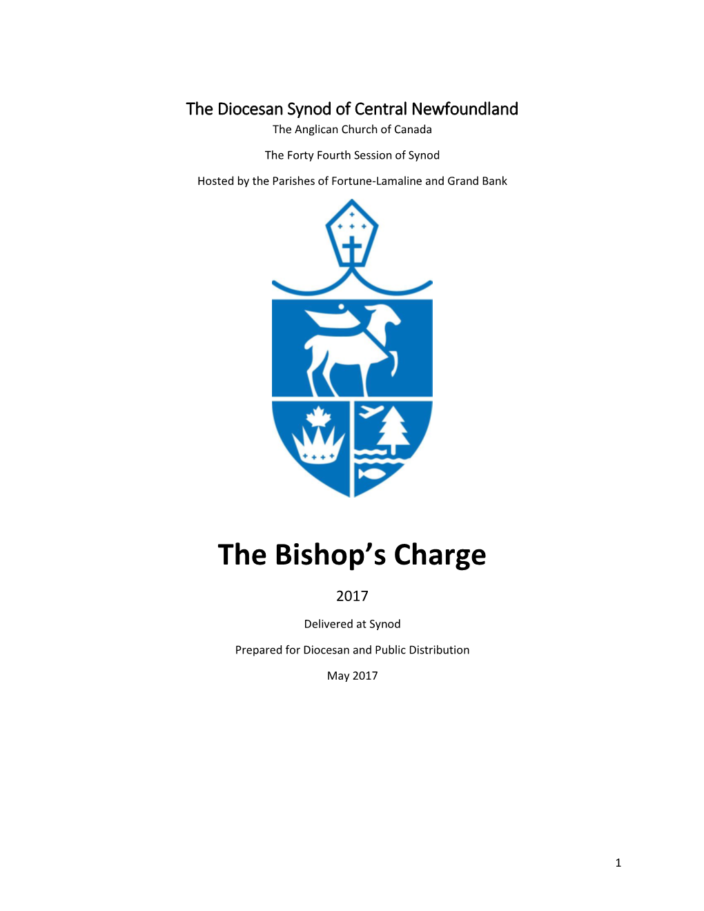 Bishop's Charge 2017